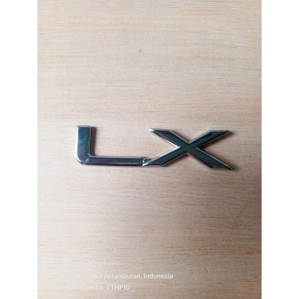 Emblem LX Logo Kijang Kapsul Second Original
