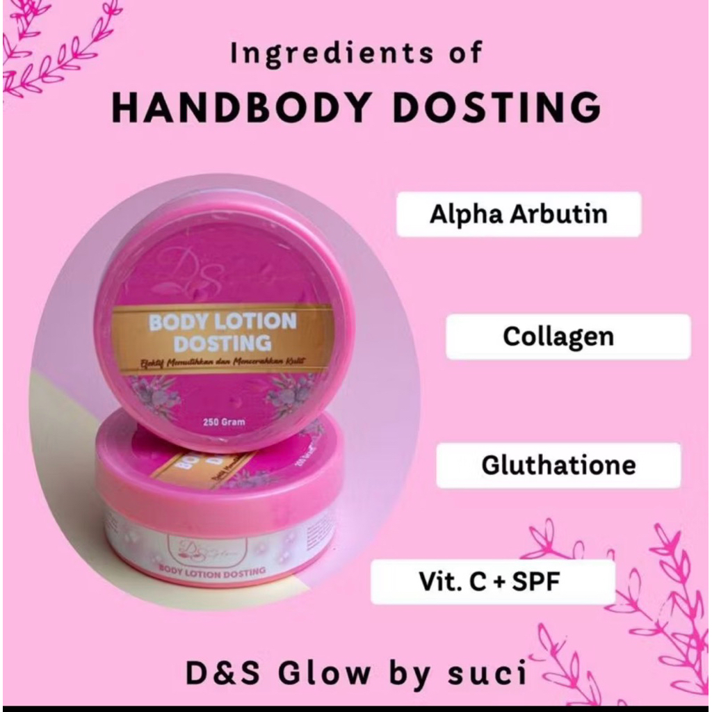 DS BODY LOTIN DOSTING GLOW SUCI