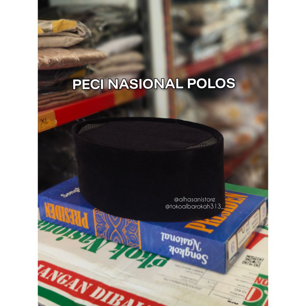 Peci Nasional Polos Ac/Peci Presiden/Songkok Nasional/Songkok Presiden