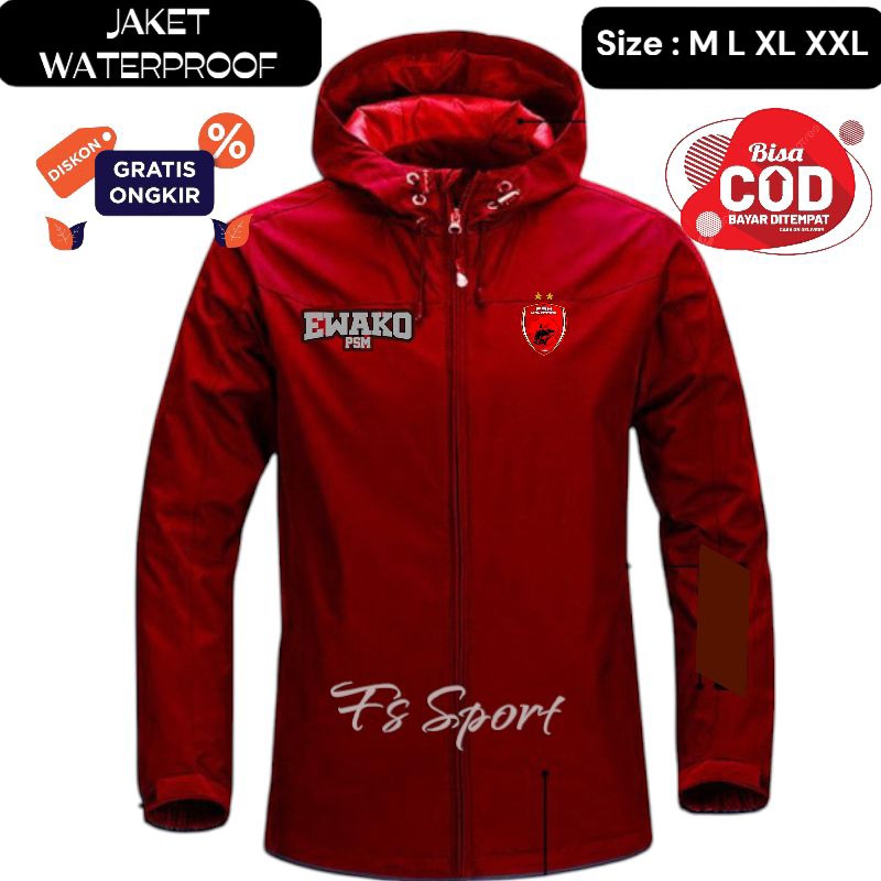 JAKET WATERPROOF PSM MAKASSAR