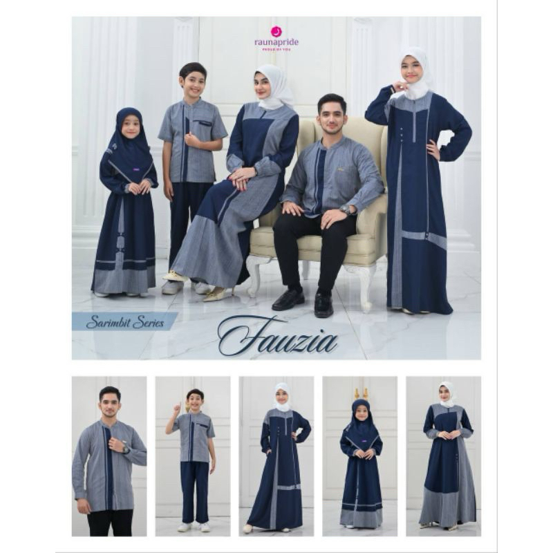 SARIMBIT FAUZIA Navy by Rauna Pride Sarimbit Rauna Fauzia Series Navy