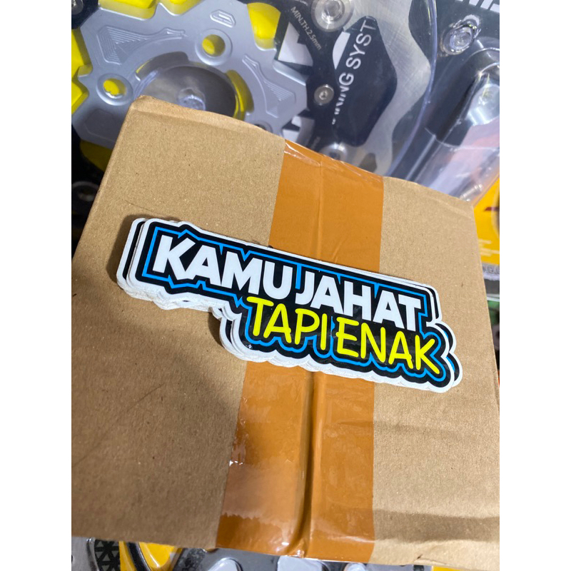 

stiker Kamu Jahat Tapi Enak