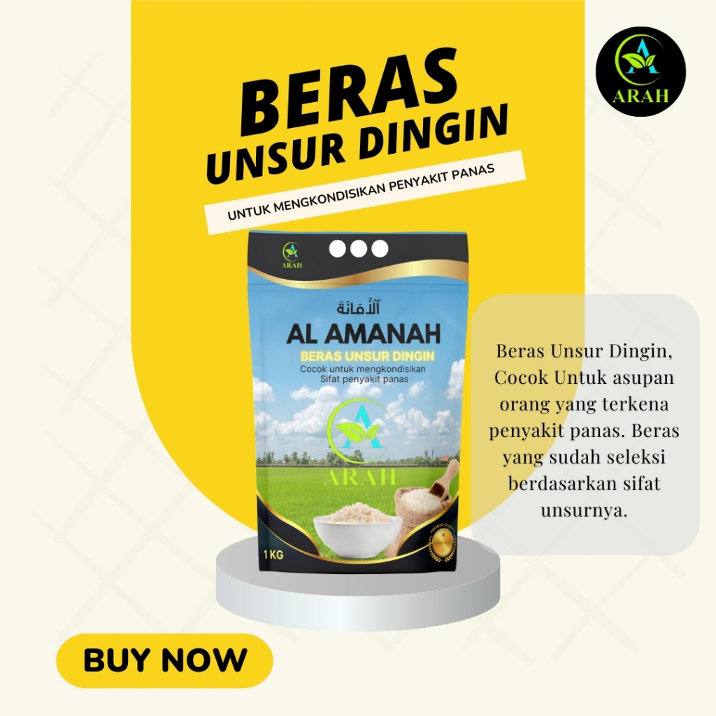 

Beras Unsur Dingin AL AMANAH 1 Kg - Produk Original Herbal Arah