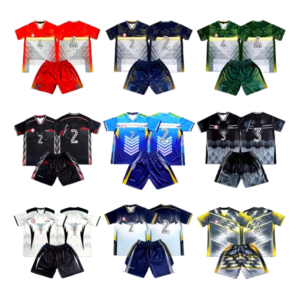 Jersey Baju Kaos Jersy Volly Stelan Volli Seragam Voly Full Printing Pria Wanita Atas Olahraga Setel