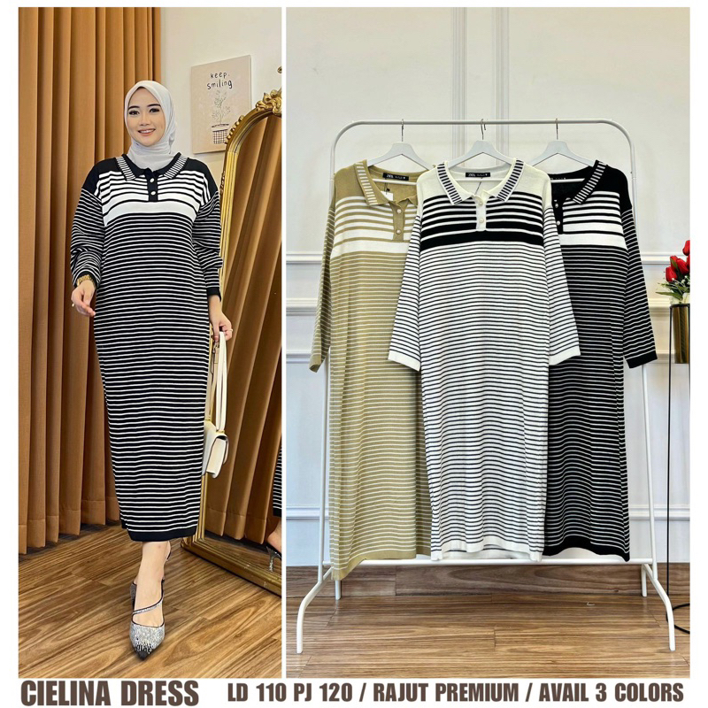 MIDI DRESS KNIT PREMIUM / GAMIS KNIT PREMIUM / DRESS MIDI KNIT IMPORT PREMIUM / DRESS MIDI RAJUT PRE