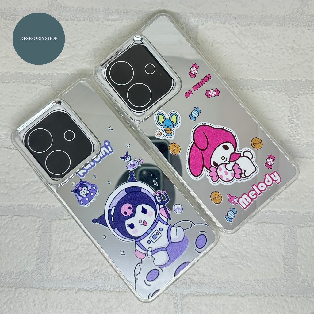 Case Redmi Note 14 Pro / Note 14 Luxury Mirror Case Redmi Note 14 Silicone Softcase