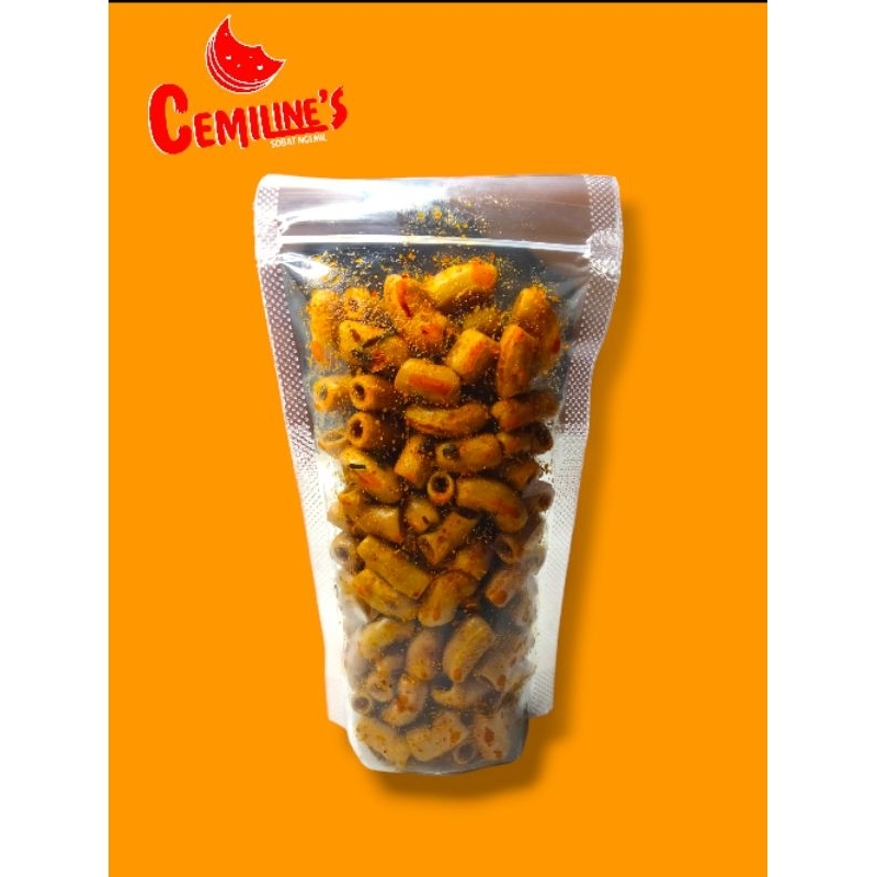

Makroni bantet pedas cemiline's sobat ngemil