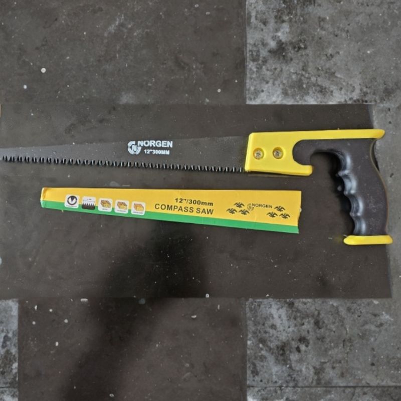 Gergaji Kayu Lancip 12" NORGEN ORIGINAL / COMPPAS SAW