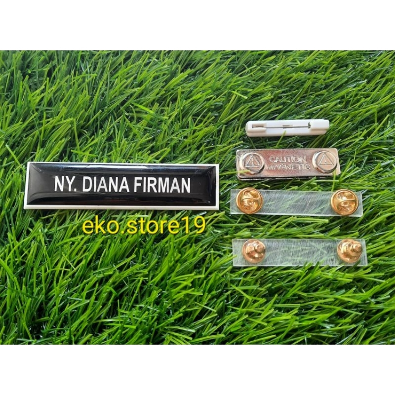 

PAPAN NAMA NAMETAG PDH HITAM KOMBINASI PUTIH