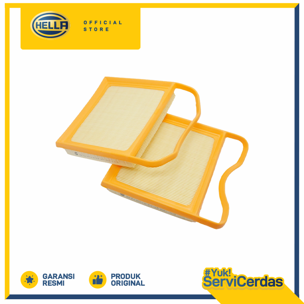 Filter Udara Mercedes Benz W222, W166 M276, W205 2018-2021 - Air Filter Hella