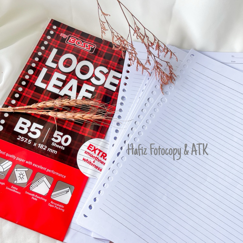 

BIG BOSS LOOSE LEAF (ISI BINDER)