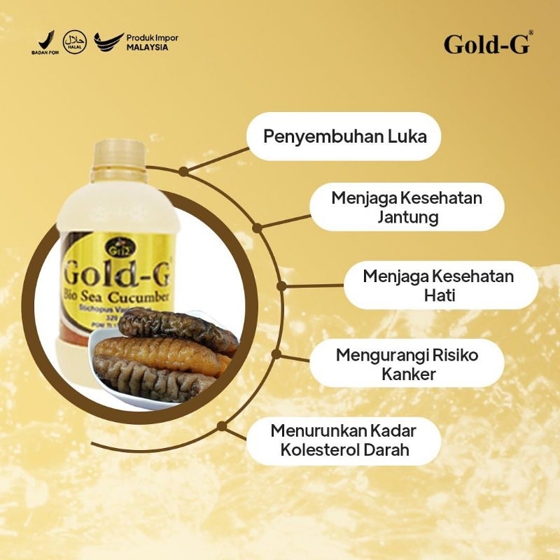 

Gold-G Bio Sea Cucumber Gamat Jelly