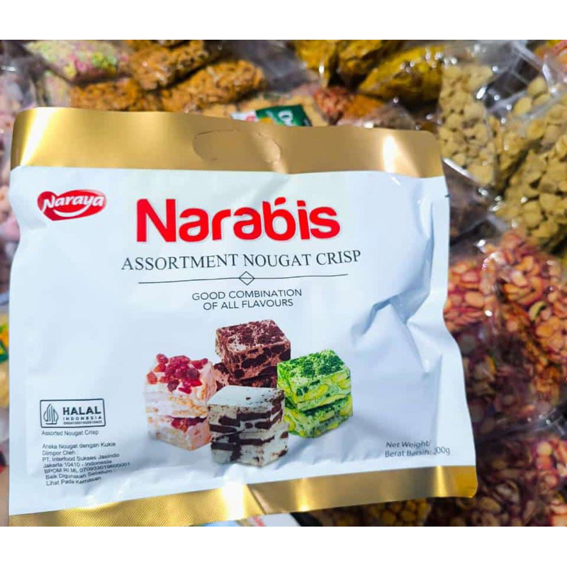 

Narabis Assortment Nougat Crisp Naraya