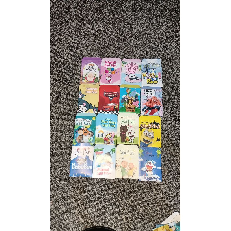 

AMPLOP LEBARAN MINI SIAP PAKAI MOTIF READY BANYAK (isi 10pcs)