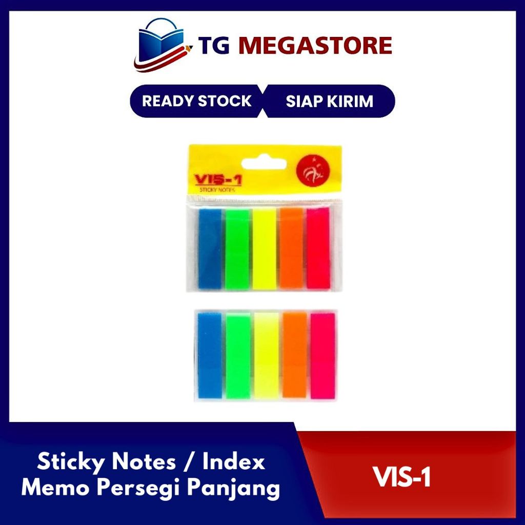 

Sticky Notes / Index Memo Vis-1 Persegi Panjang - IM-02