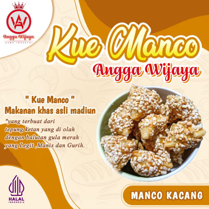 

KUE MANCO KACANG KHAS MADIUN