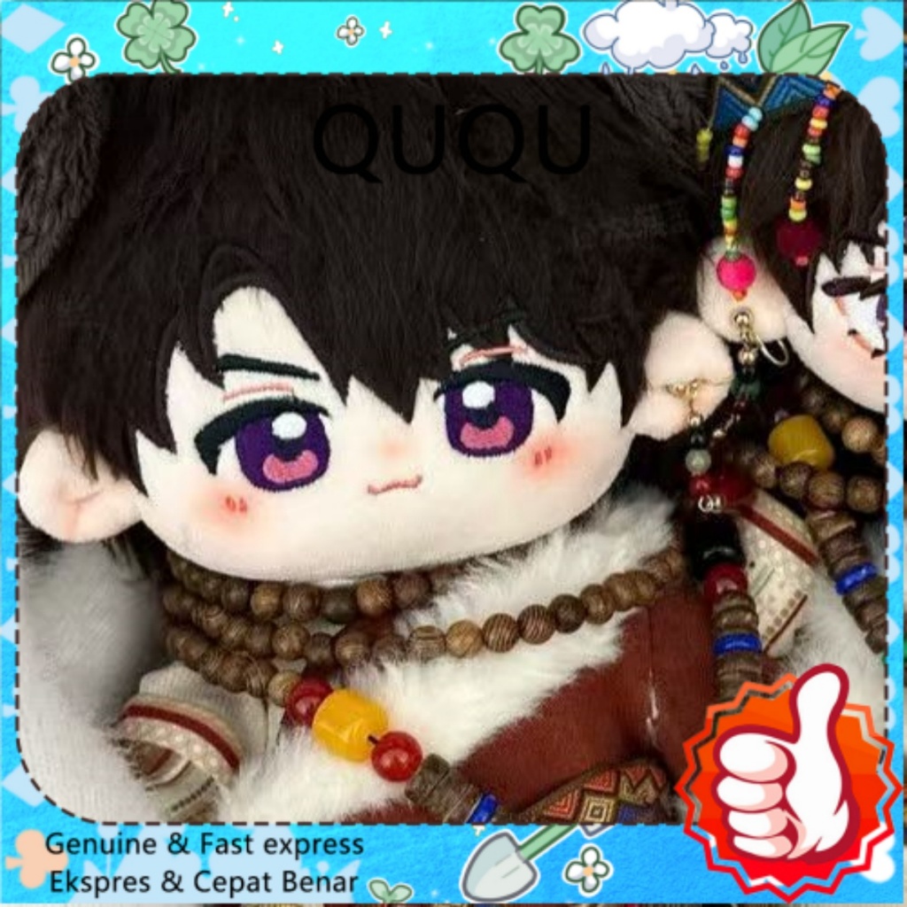 QUQU 20cm Plush Doll Love and Deepspace Caleb Attribute Cotton Doll baju boneka 20cm Dress up