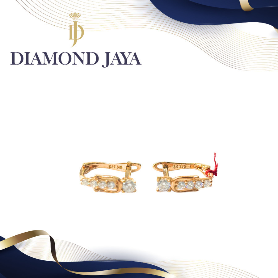 TOKO MAS DIAMOND JAYA - Anting Jepit Cewek Mata