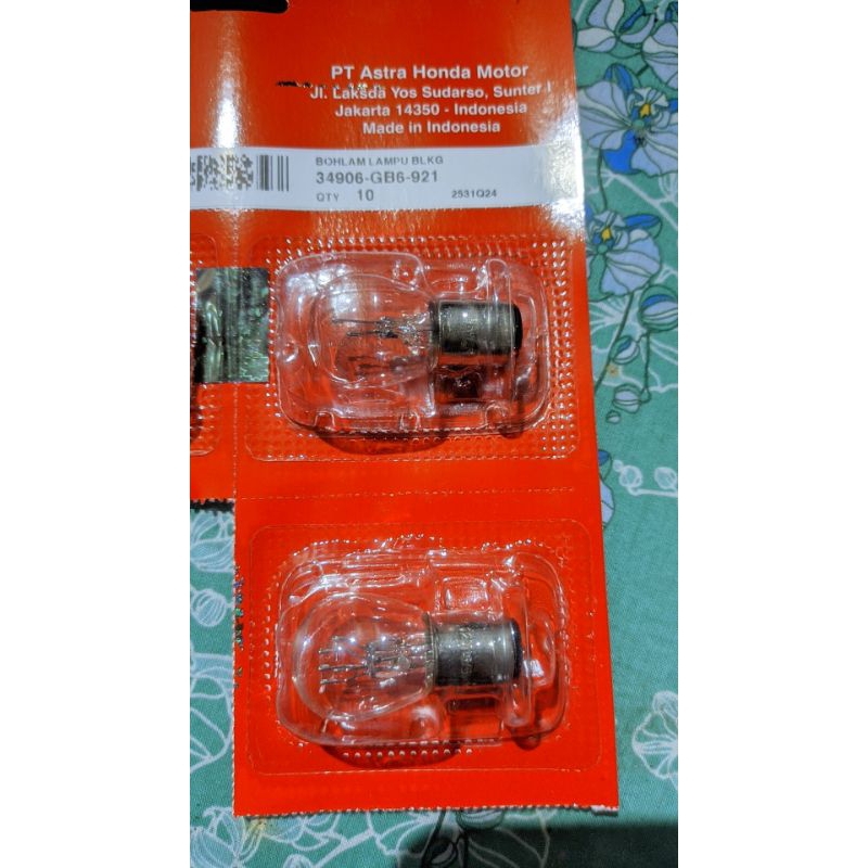 BOHLAM LAMPU BELAKANG AHM KODE 34906-GB6-921
