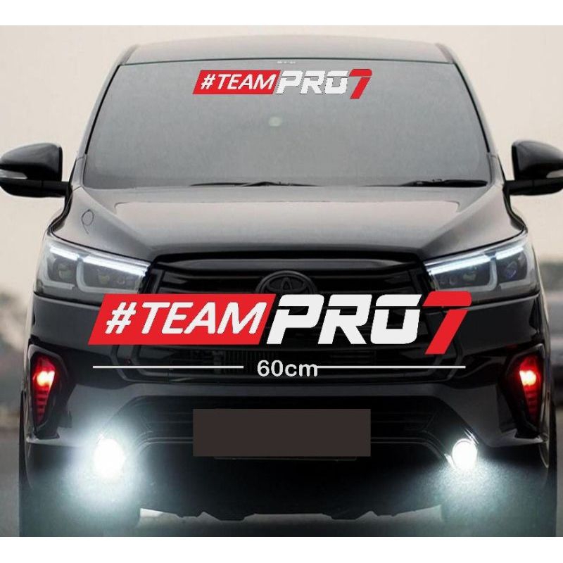Sticker kaca mobil team pro 7 sticker kaca mobil terlaris sticker team pro 7 stiker kaca mobil team 