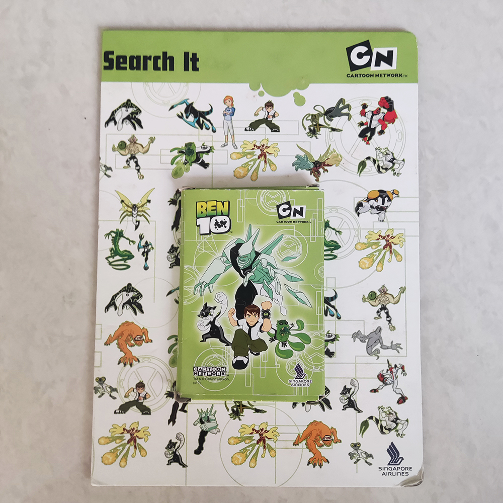PRELOVED KARTU BERMAIN BEN 10 SEARCH IT DARI SINGAPORE AIRLINES
