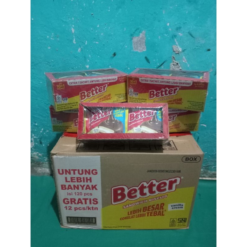 

Roma better bigger 1 box isi 11 pcs kemasan baru
