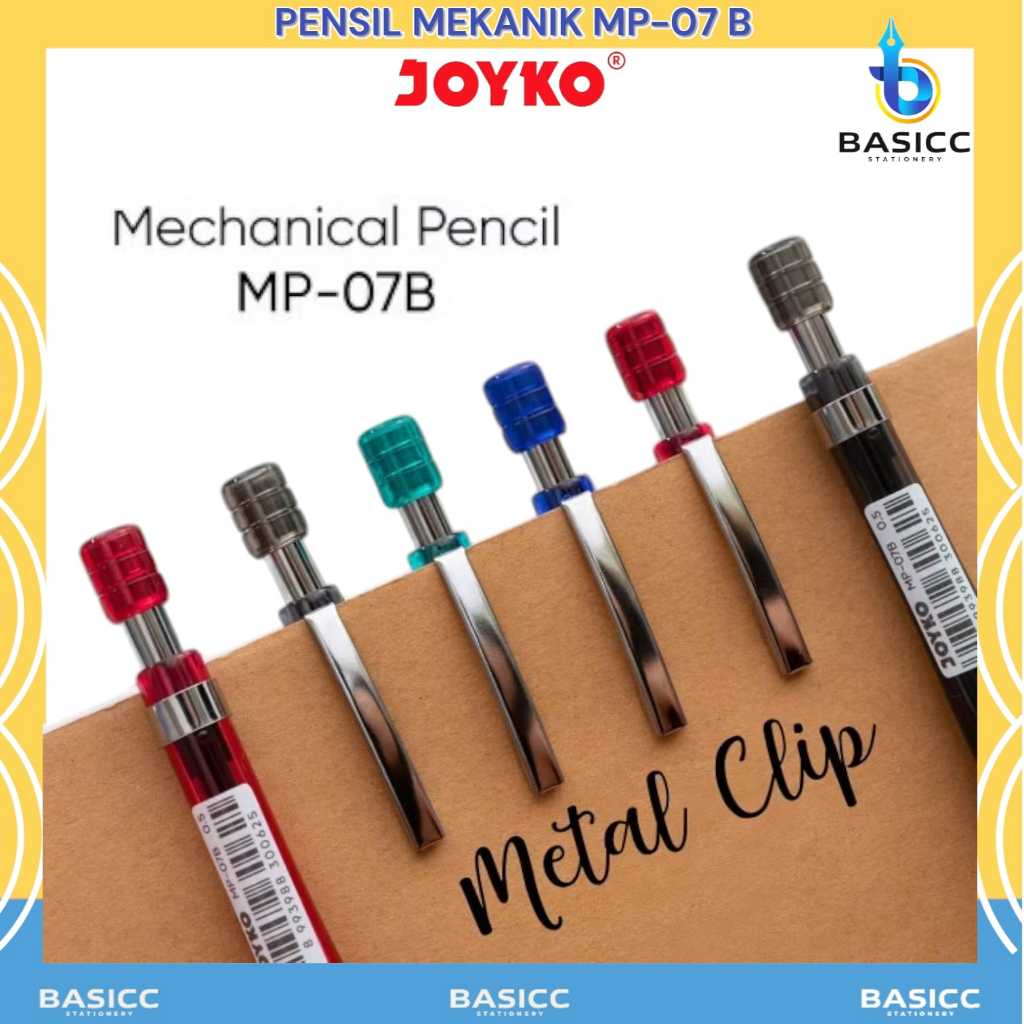 

Joyko Pensil Mekanik / Mechanical Pencil MP-07B 0.5 mm @ 1Pcs
