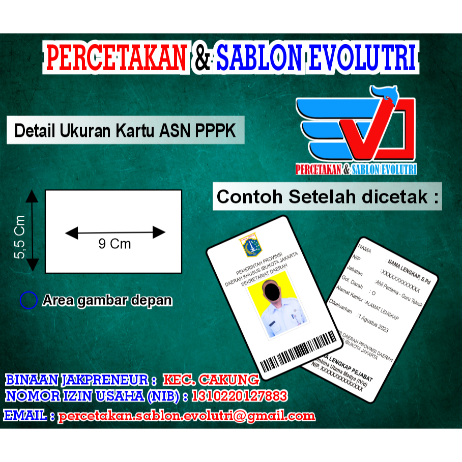 

Cetak ID Card ASN PPPK (Kartu)