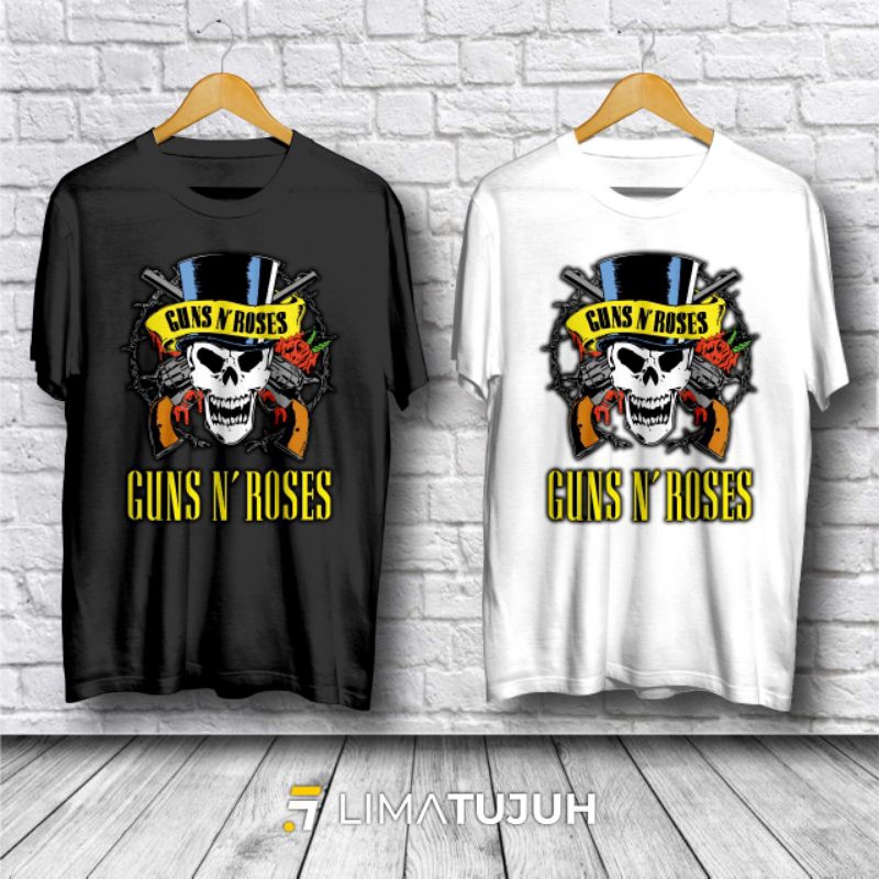 Kaos Guns N Roses 3D Kaos Musik Baju Distro