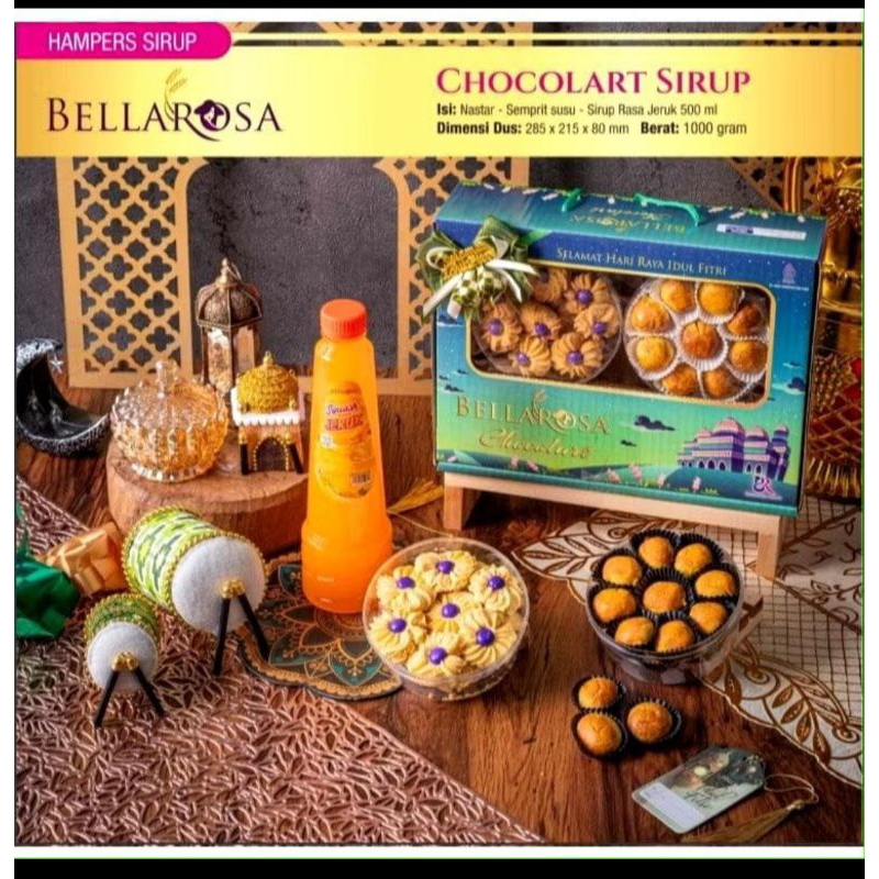 

Paket Bellarosa Chocolart Syrup Hampers Lebaran