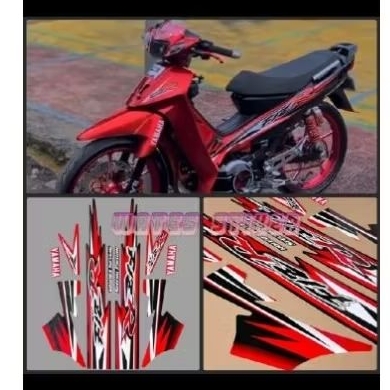 striping Polet stiker Yamaha fis r fis r fis r fis r special edition new stiker list body hitam mera