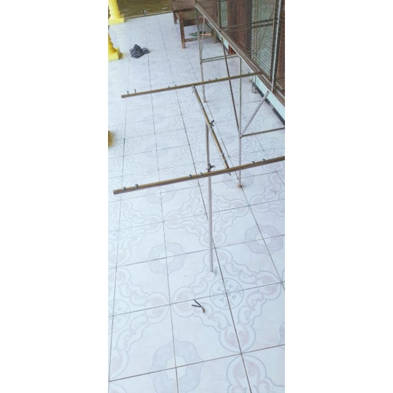 cagak pancing nyobok jagrak joran bahan stainless model H