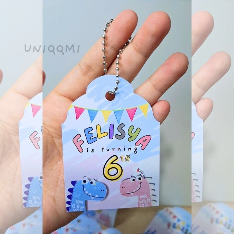 

(1HARI JADI) HANGTAG CUSTOM/HANGTAG ULTAH/ HANGTAG THANKYOU/HANGTAG TERIMAKASIH/ HANGTAG TASYAKUR