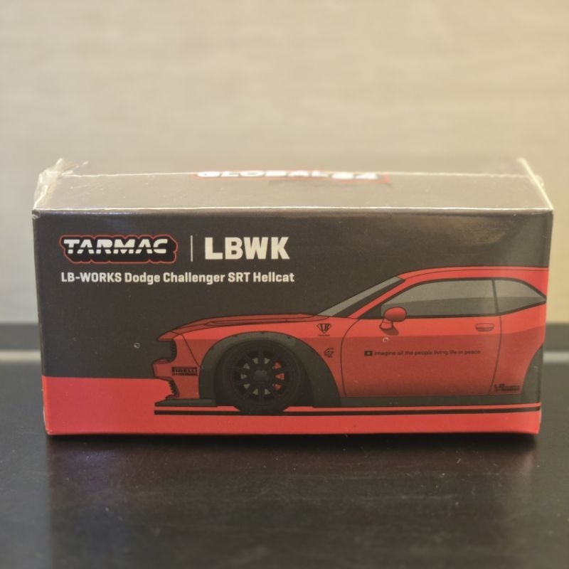 Tarmac Works 1/64 LB-WORKS Dodge Challenger SRT Hellcat Red