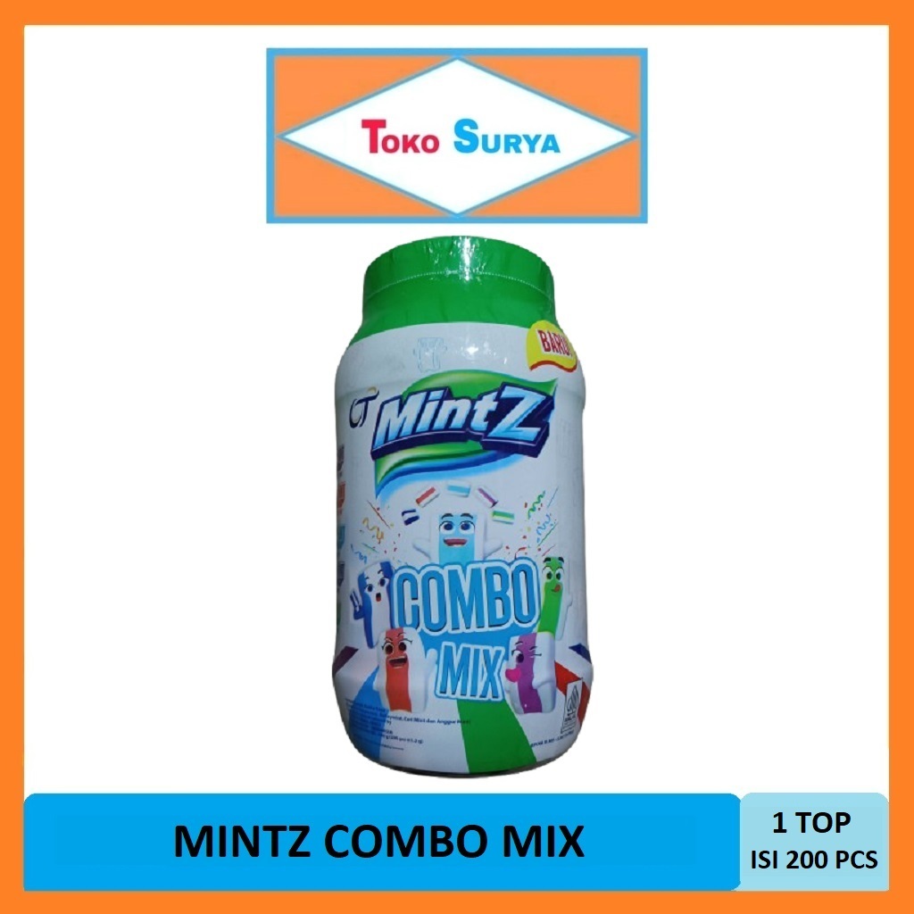 

Mintz Combo Mix Chewy Mints Permen Lunak Aneka Rasa Toples 660 Gr