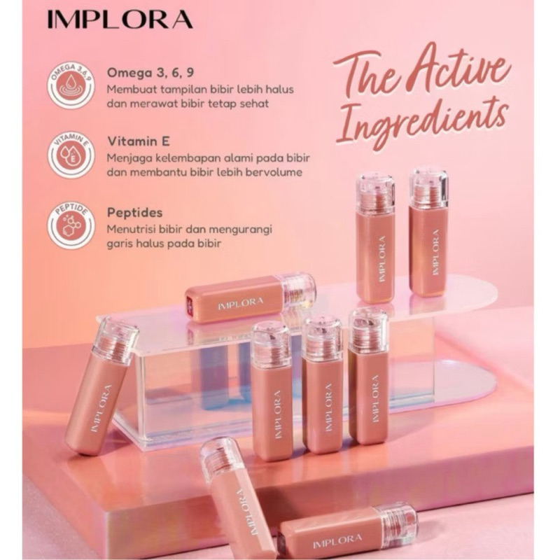 IMPLORA JELLY TINT | Lip Jelly Tint lip tint implora jelly tint implora mariposa savvy red true vint