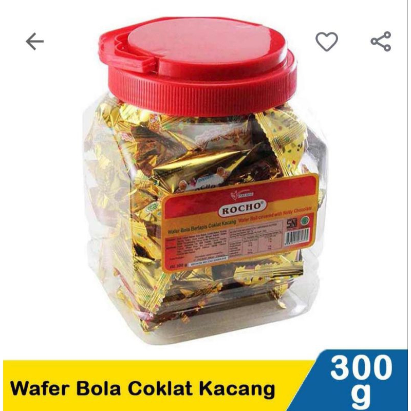 

Rocho wafer bola cokelat kacang 300g