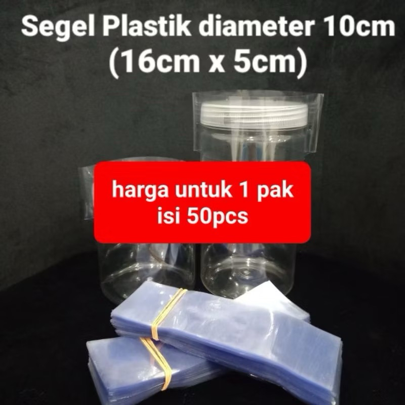 

segel plastik shrink toples diameter 10cm (isi 50)