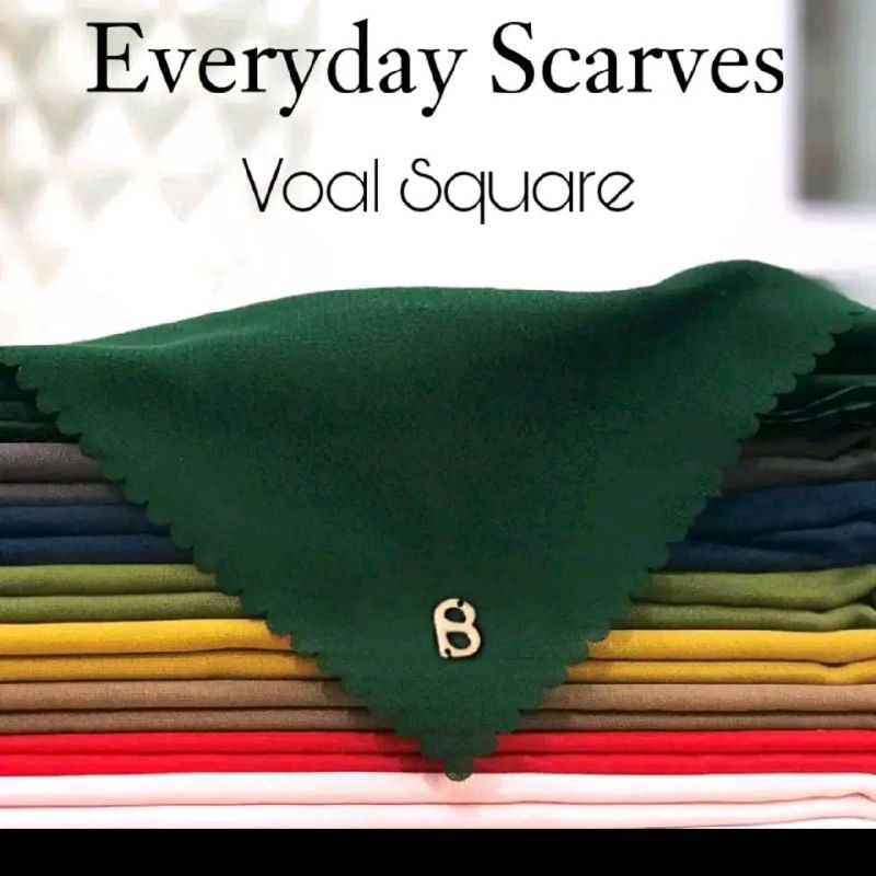 Hijab Buttonscarves Voal Polos pin logo BS