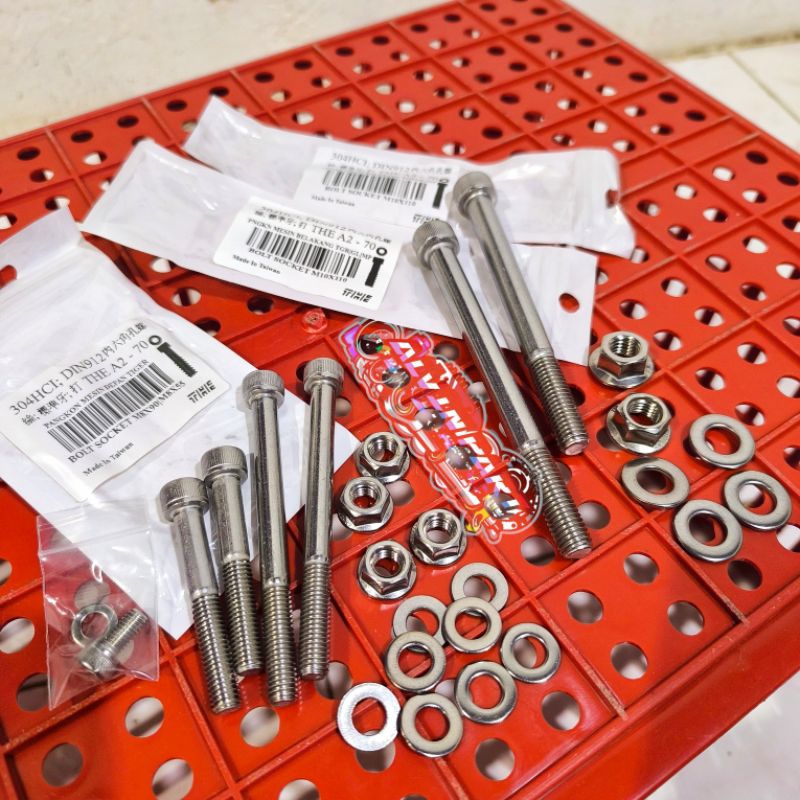 Baut Pangkon Mesin Tiger Baut L Stainless Pangkon Mesin Tiger Depan Belakang