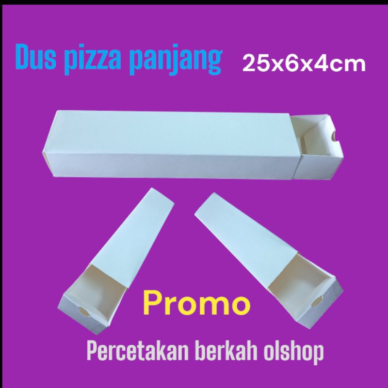 

Box pizza panjang,dus pizza long sliding 100pcs/25x6x4cm