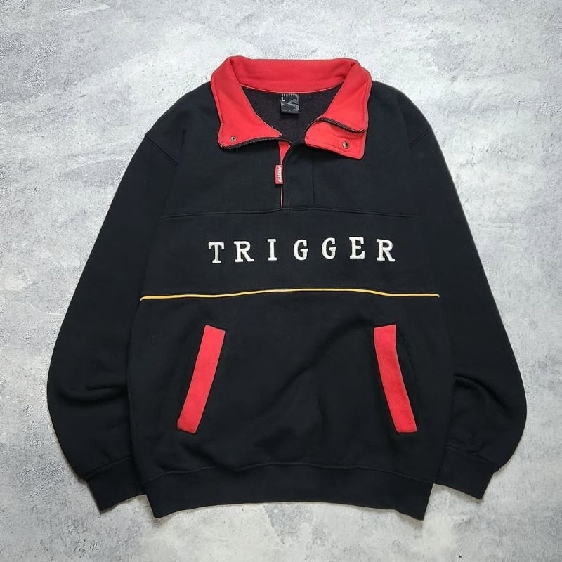 PERSTEP Trigger Halfzip Korean Steeetwear