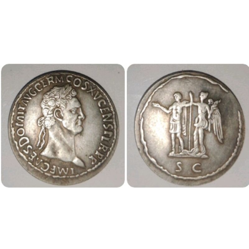Koin Bergambar Kaisar Romawi Caesar Domitianus