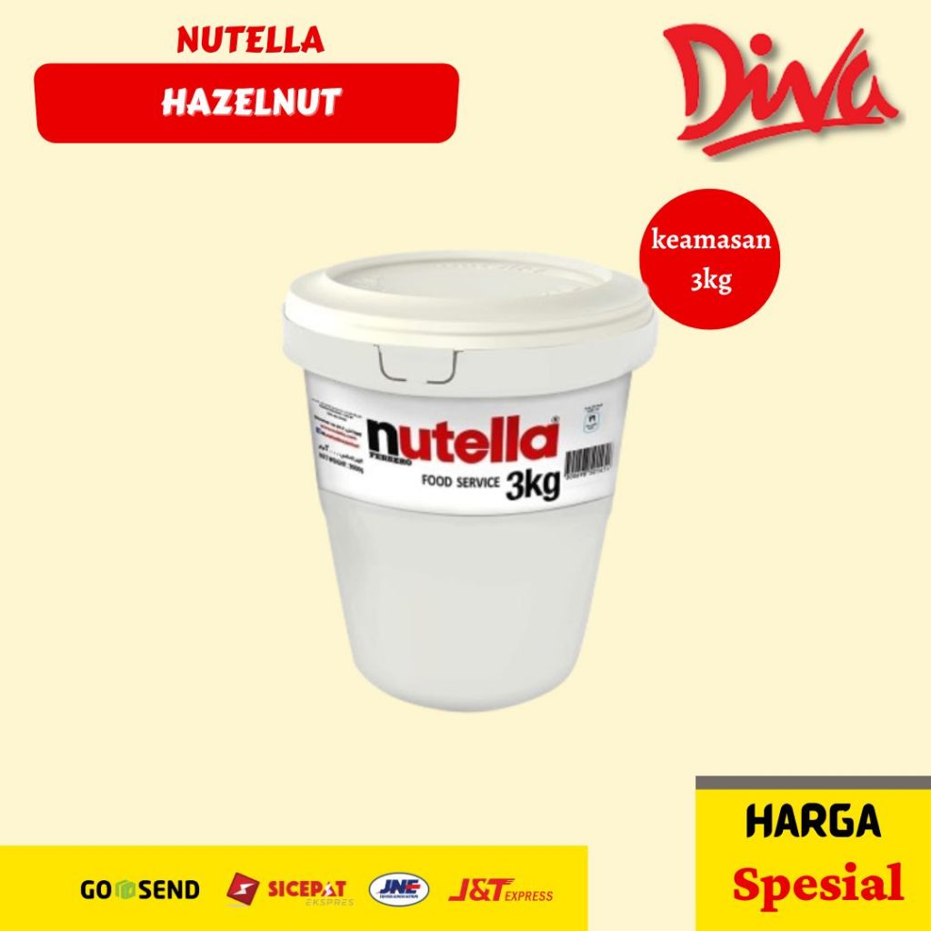 

[3kg] Nutella Coklat Hazelnut | Selai Nutella