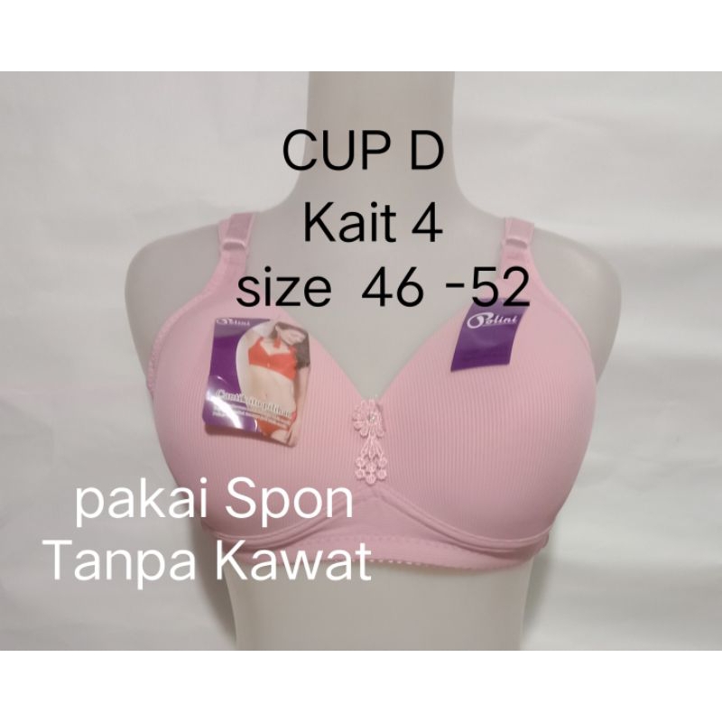 BH Cup D Big Cup A171  size 46 - 52 Jumbo BH Besar BRA  Remaja pakaian dalam wanita