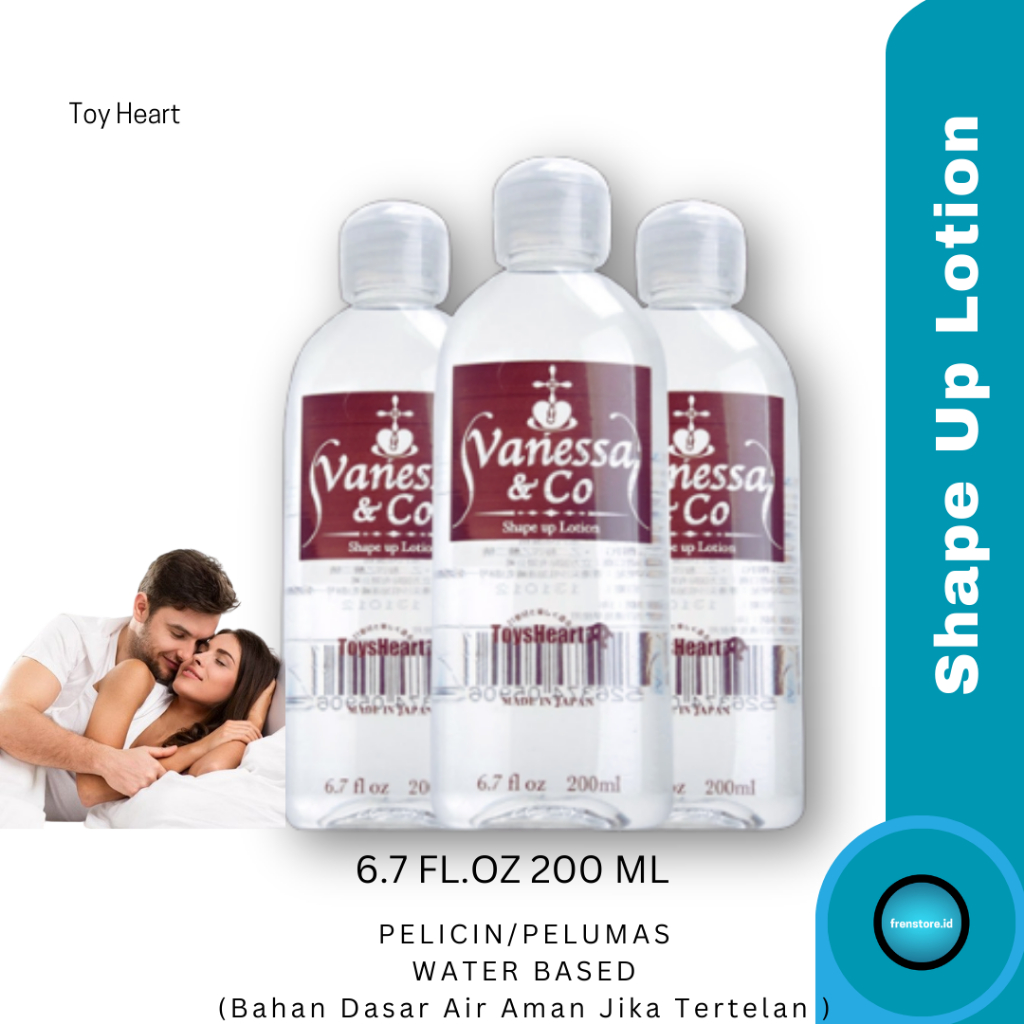 Toyheart - Pelumas Wanita Vanessa & Co shape up lottion - Pelumas bahan dasar air 200 ml (message,et