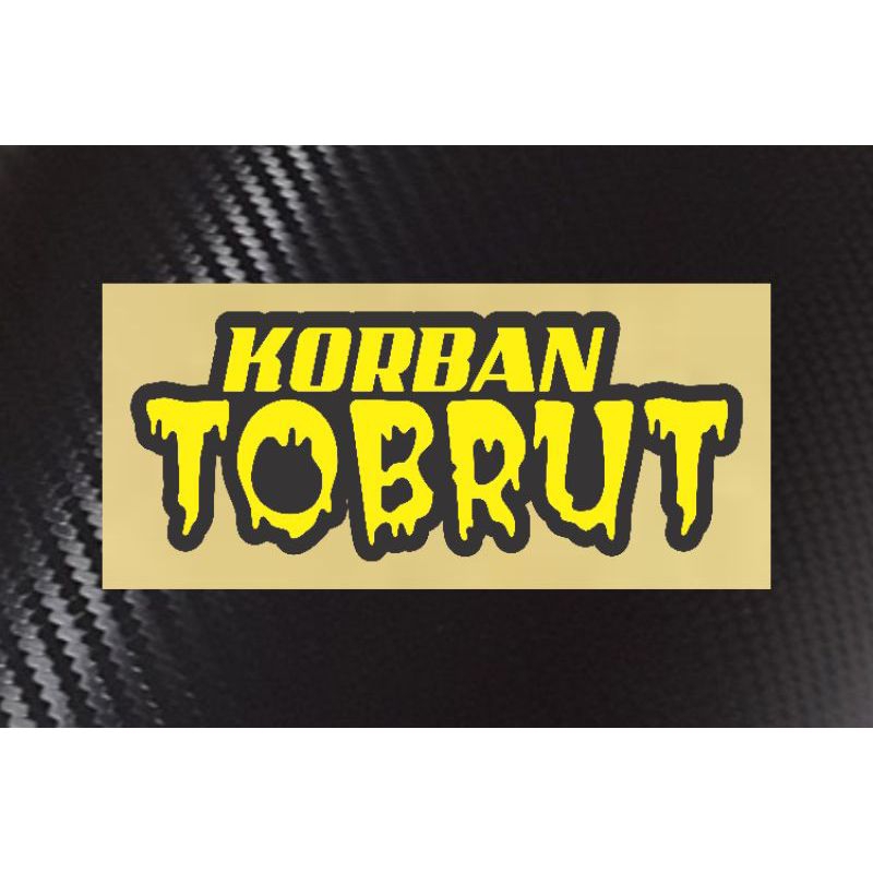 sticker cutting korban tobrut cutting sticker korban tobrut