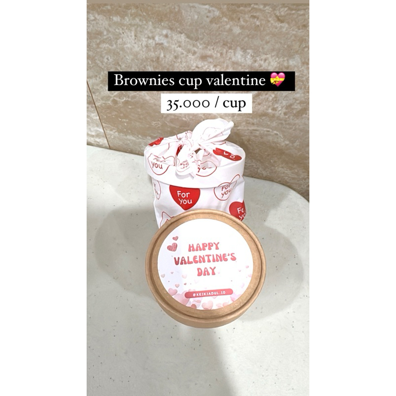 

VALENTINE BROWNIES DAN MINIBITES