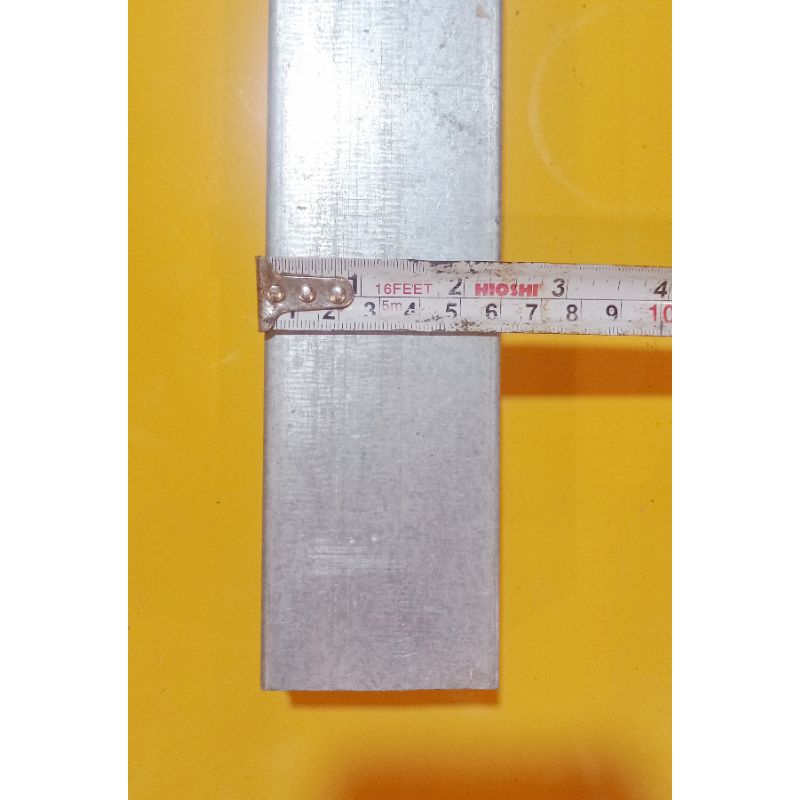 Besi hollow galvanis 4x6 full, Panjang 50 cm, Tebal 1 mm full