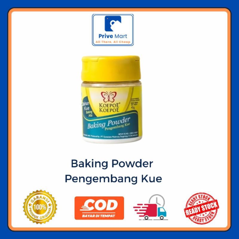 

Baking Powder Pengembang Kue 45g Prive Mart